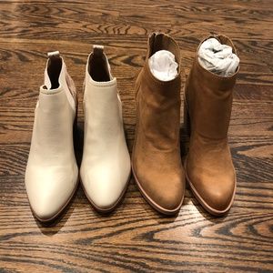 Two Pairs of Dolce Vita Women's  Ankle Boots "Stevie" & "Frilli"